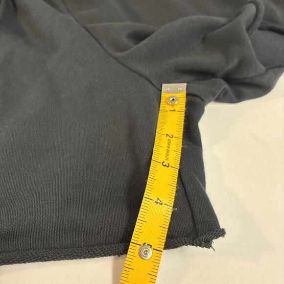 Under Armour Project Rock Terry Shorts Mens Size Medium Black Fleece Workout 5" - Picture 7 of 7